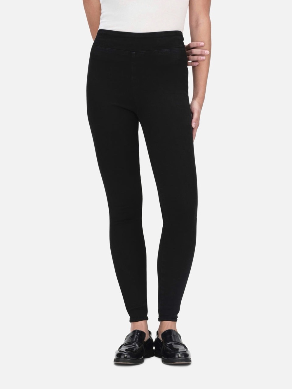 FRAME The Jetset Skinny Crop Jeans Pant Black 1 Classic Comfortable Stretch